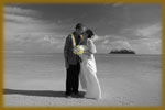 Bride and Groom on the beach